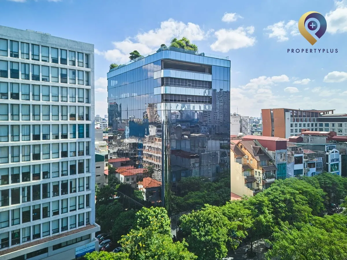 Tòa nhà TTG-Tower nhìn từ phía trước